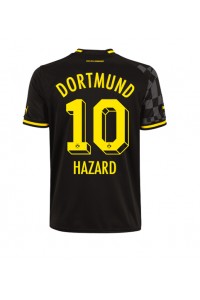 Borussia Dortmund Thorgan Hazard #10 Fotballdrakt Borte Klær 2022-23 Korte ermer